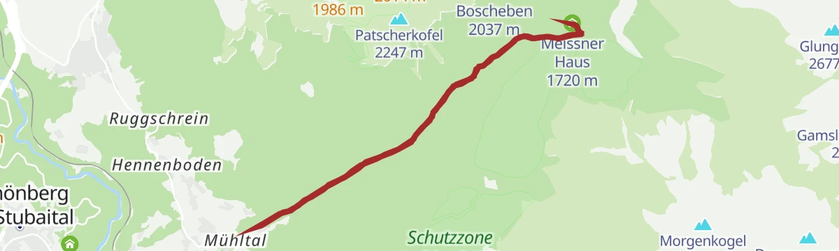 Route map: Meissner Haus